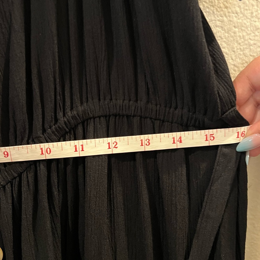 City Chic Black Puff Sleeve Midi Dress - Picture 9 of 10